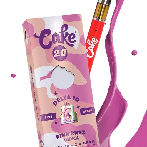 Pink Rntz - Cake Delta 10 Live Resin Disposable Vape 2G