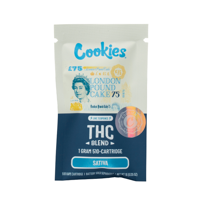 London Pound Cake 75 - Cookies THCA Cartridge 1G