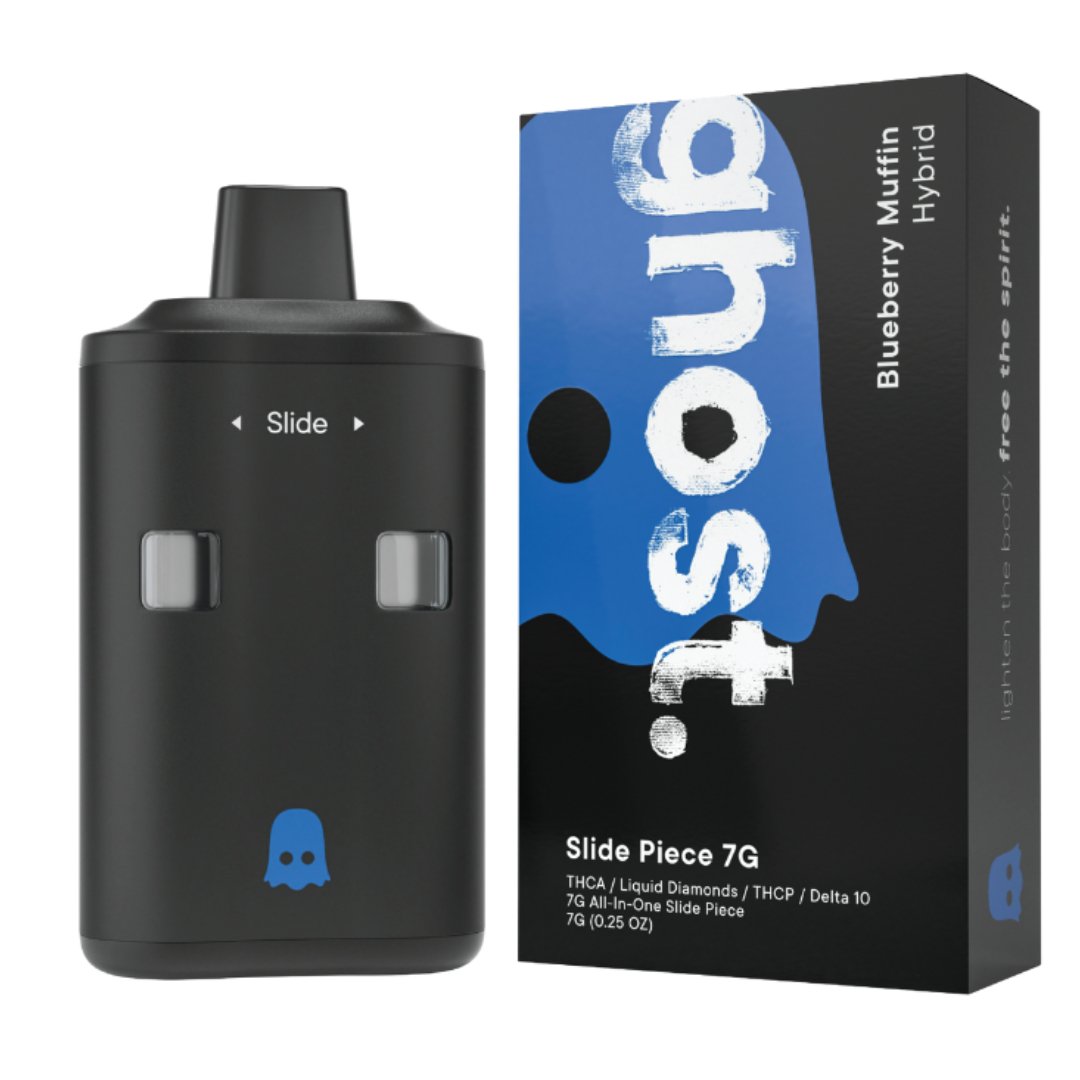 Blueberry Muffin - Ghost Slide Piece Disposable 7G