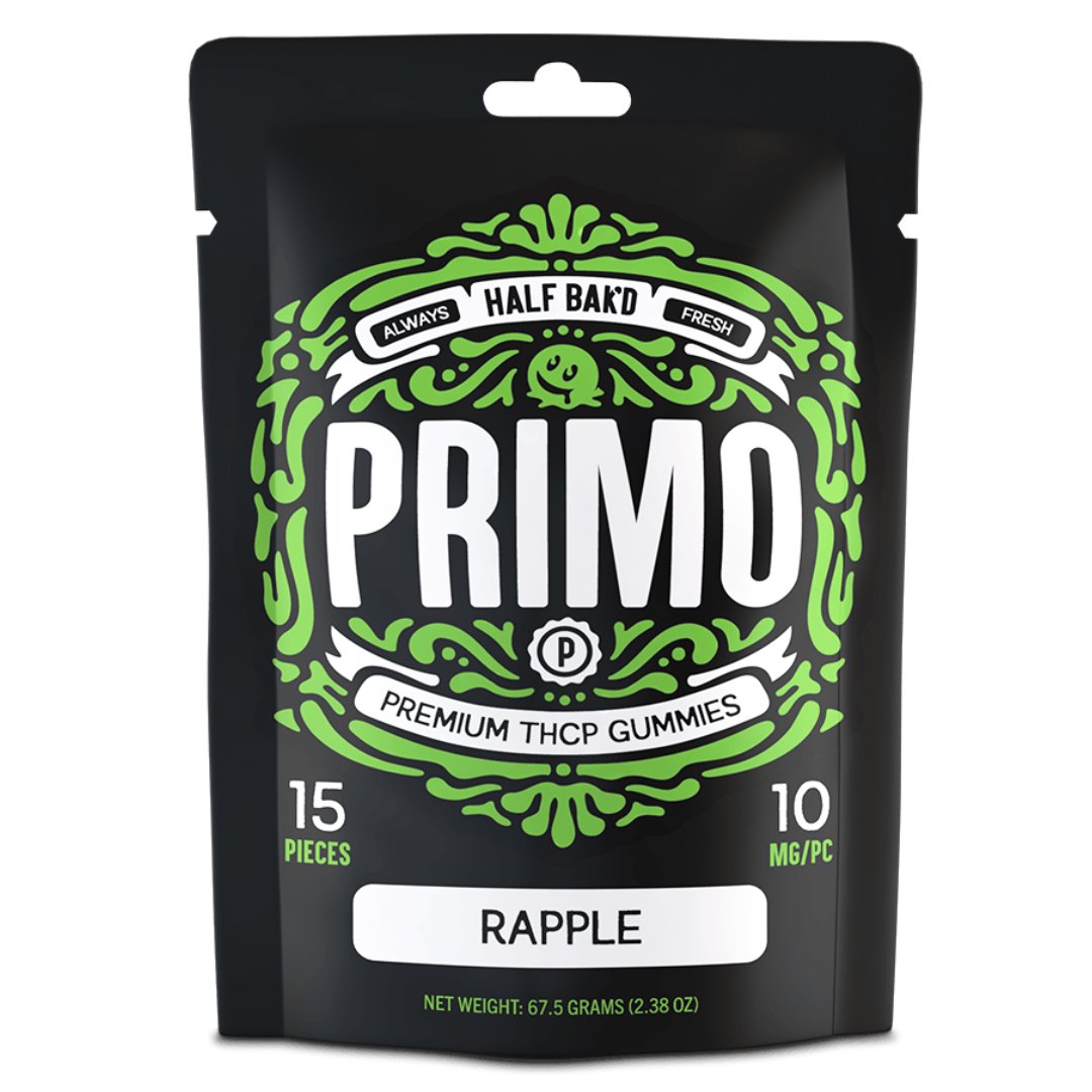 Rapple - Half Bak'd Primo Gummies 150MG