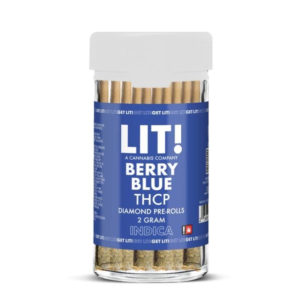 Berry Blue - Lit THCP Liquid Diamonds Pre-Rolls 10CT