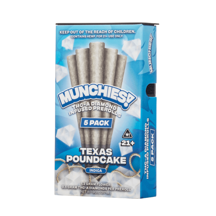 Texas Poundcake - Munchies THCA Diamond Pre Rolls 5G
