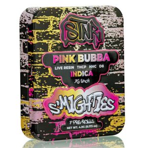 Pink Bubba - STNR Creations Smighties Delta-8 Pre-Rolls 4.9G
