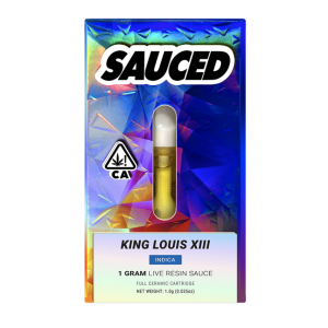 Sauced | King Louis XIII Live Resin Cartridge