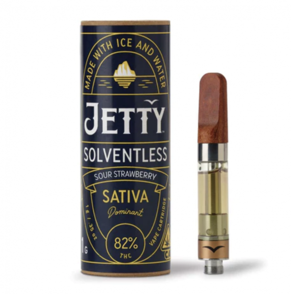 Jetty Extracts | Sour Strawberry Solventless Cartridge