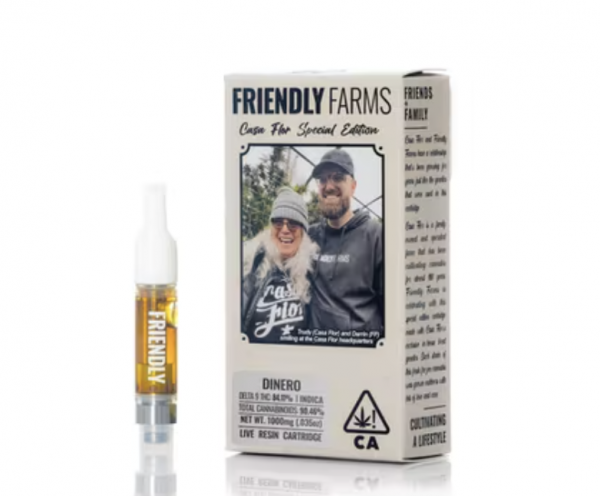 Friendly Farms X Casa Flor | Dinero Live Resin Cartridge