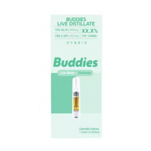 Buddies | Lucid Blue Live Distillate Cartridge