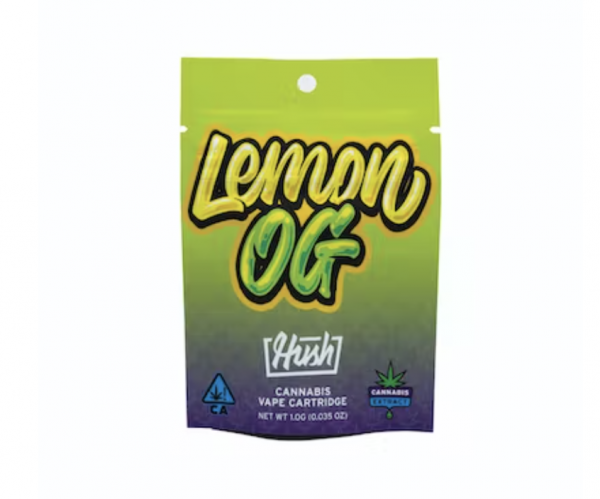 Hush | Lemon OG Flavored Distillate Cartridge