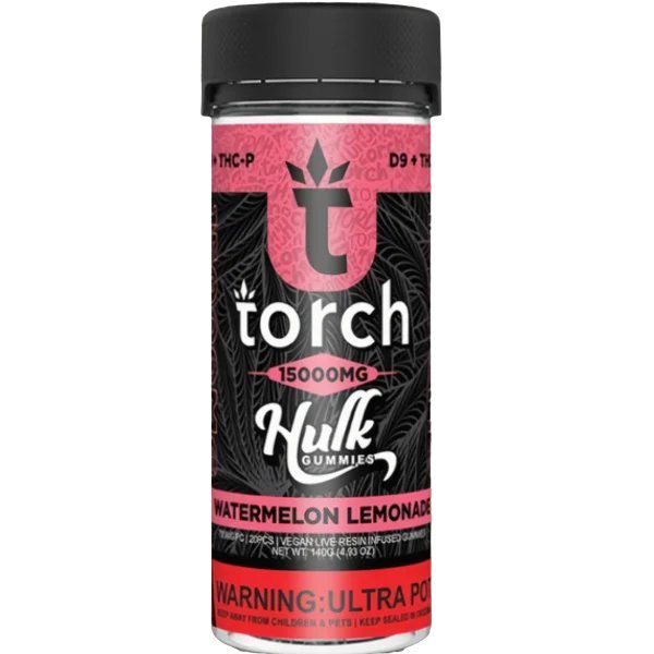 Watermelon Lemonade - Torch Hulk Live Resin Gummies 15000MG