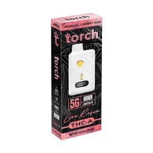 Tropical Cherry Gas - Torch THC-A Live Rosin Disposable Vape 5G
