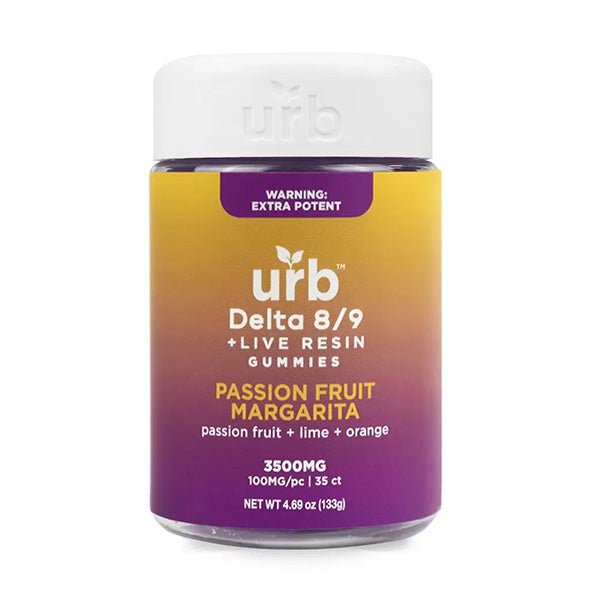 Passion Fruit Margarita - Urb D8/D9 THC Gummies 3500MG