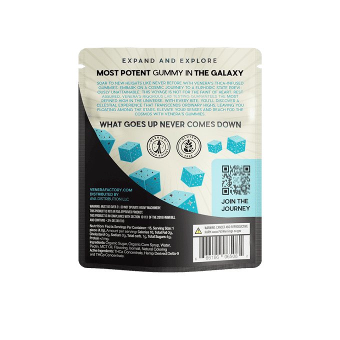 Blue Raspberry - Venera THCA Gummies 10000MG - Image 2