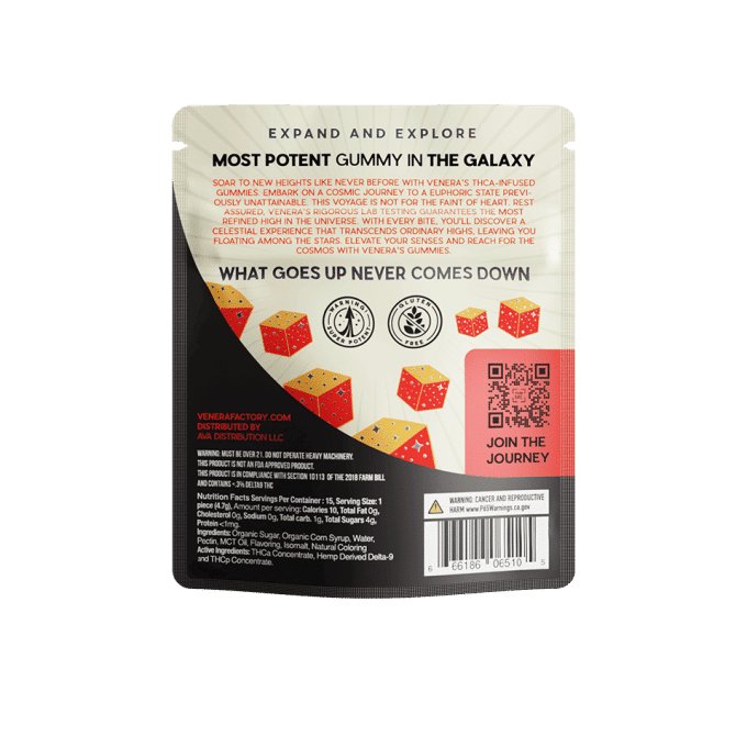 Peachy and Cream - Venera THCA Gummies 10000MG - Image 2