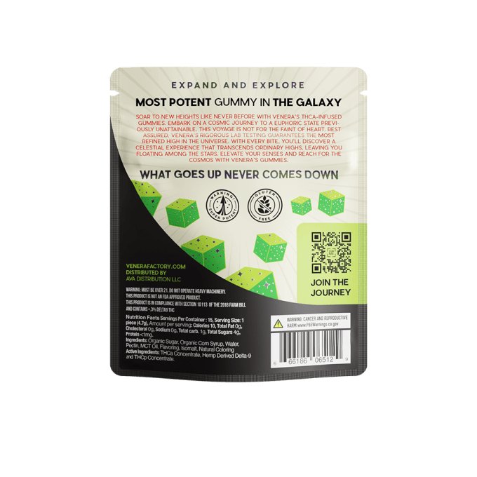 Sour Cherry Limeade - Venera THCA Gummies 10000MG - Image 2