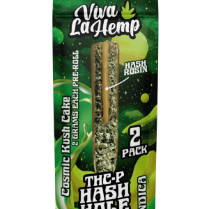 Cosmic Kush Cake - Viva La Hemp THCP Hash Hole Pre-Rolls 4G